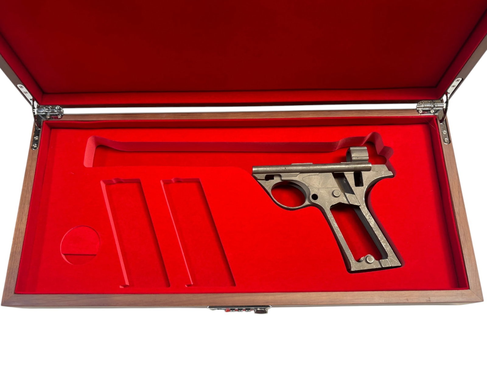 Brand New .44 AMP (.44 AUTO MAG PISTOL) Wooden Presentation Case - 5
