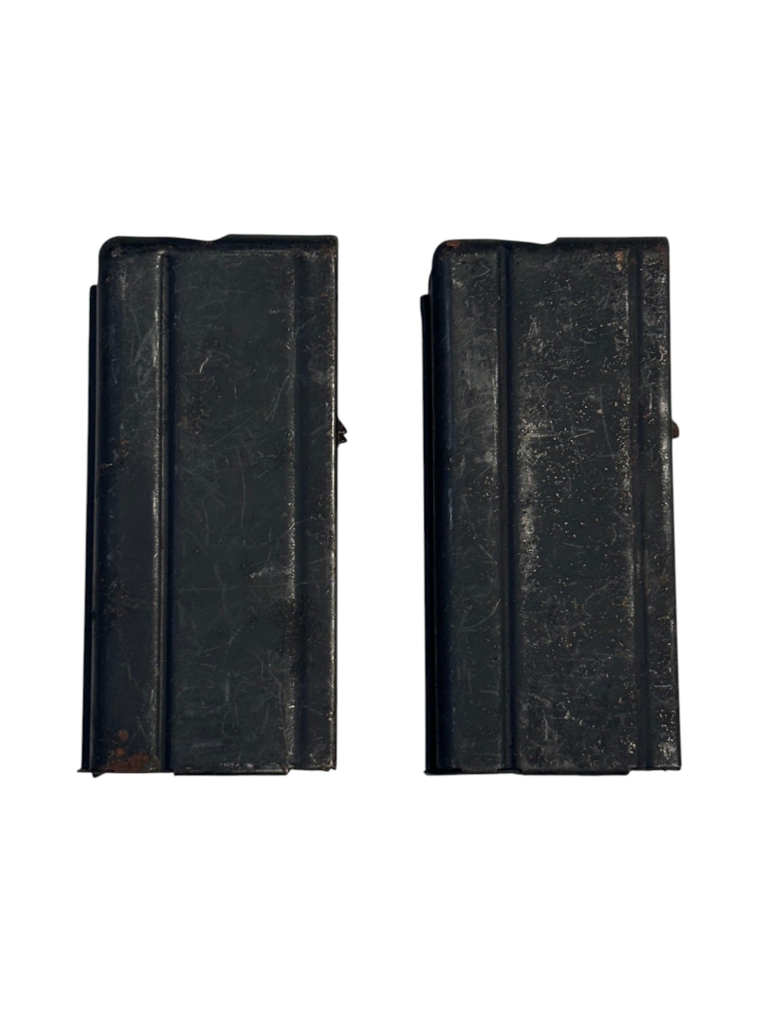 (2) .30 M1 Carbine (15-round) Magazines: One magazine stamped AI, other magazine stamped MN