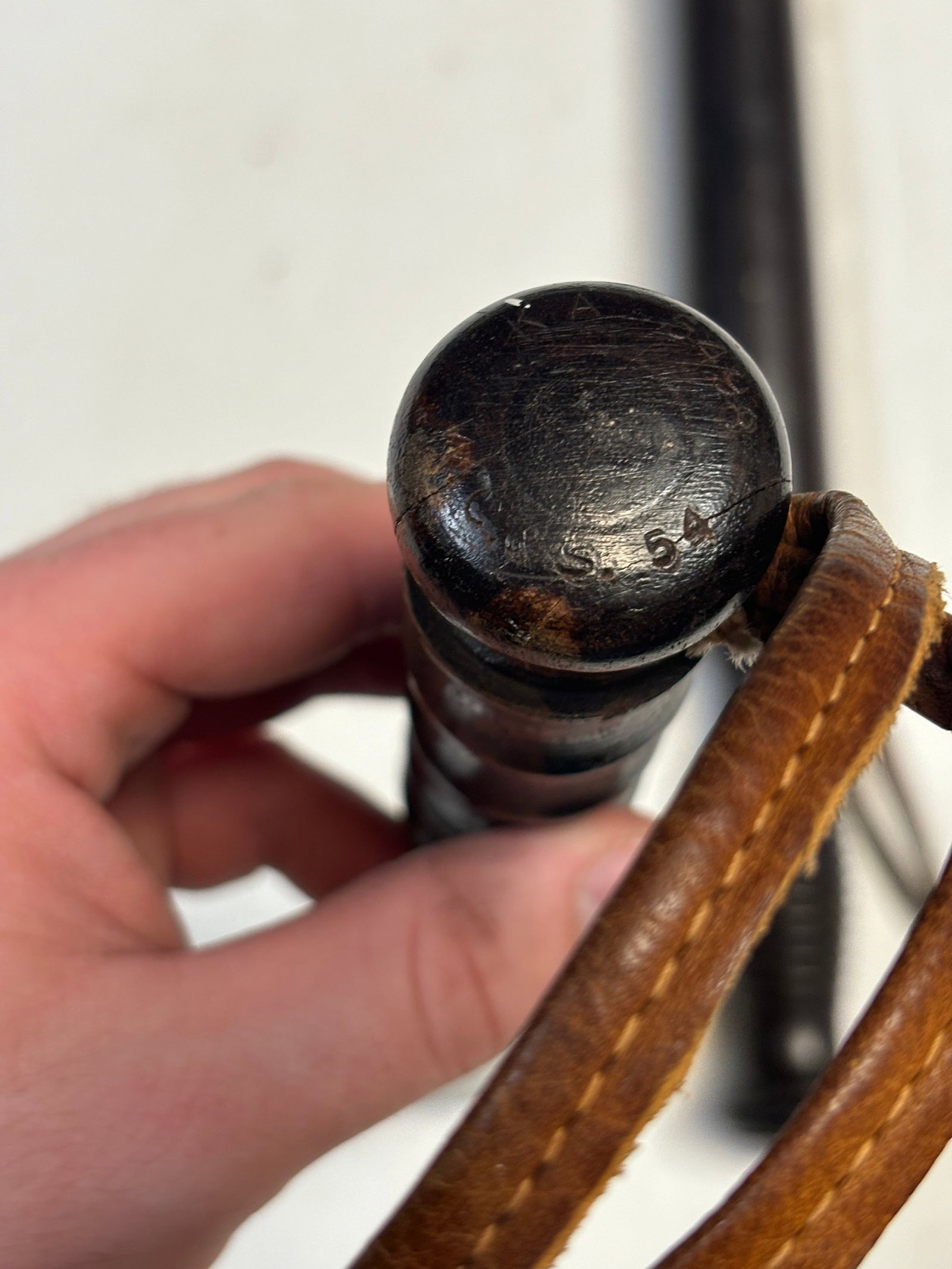 (2) Late-1900s Wooden Police Batons - 4