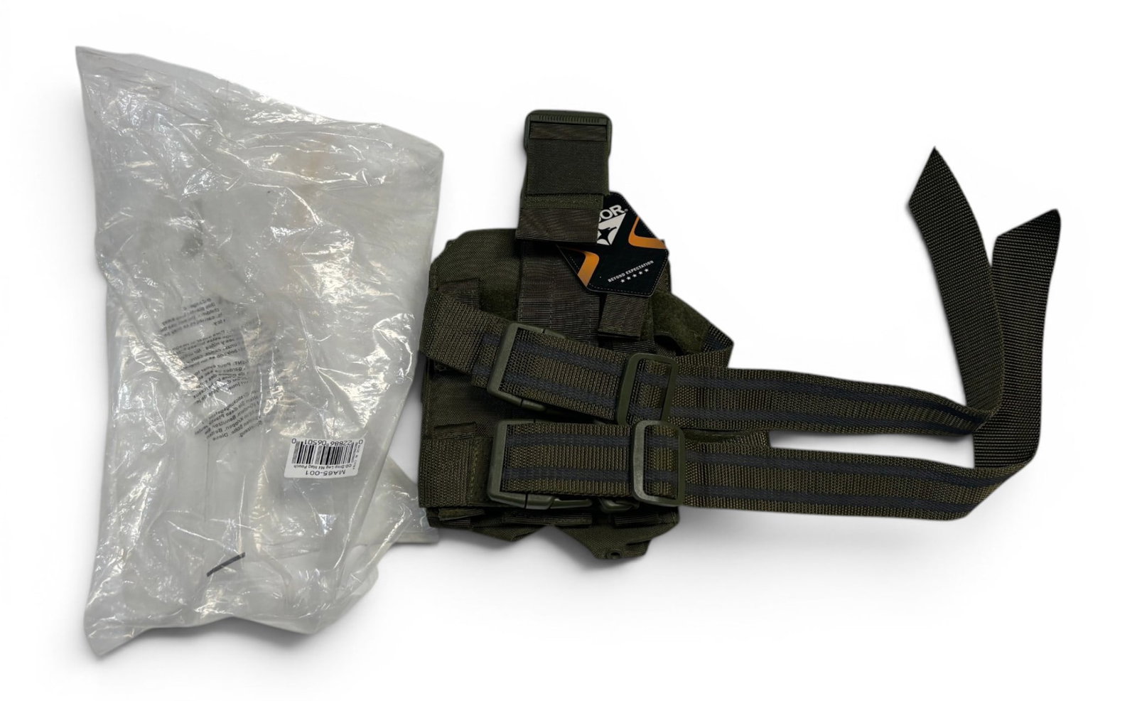 New M4 Magazine Drop Leg Pouch in OD Green: Excellent condition