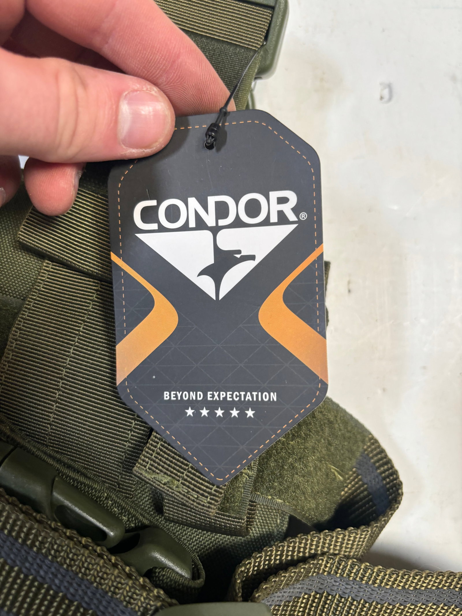 New M4 Magazine Drop Leg Pouch in OD Green - 2