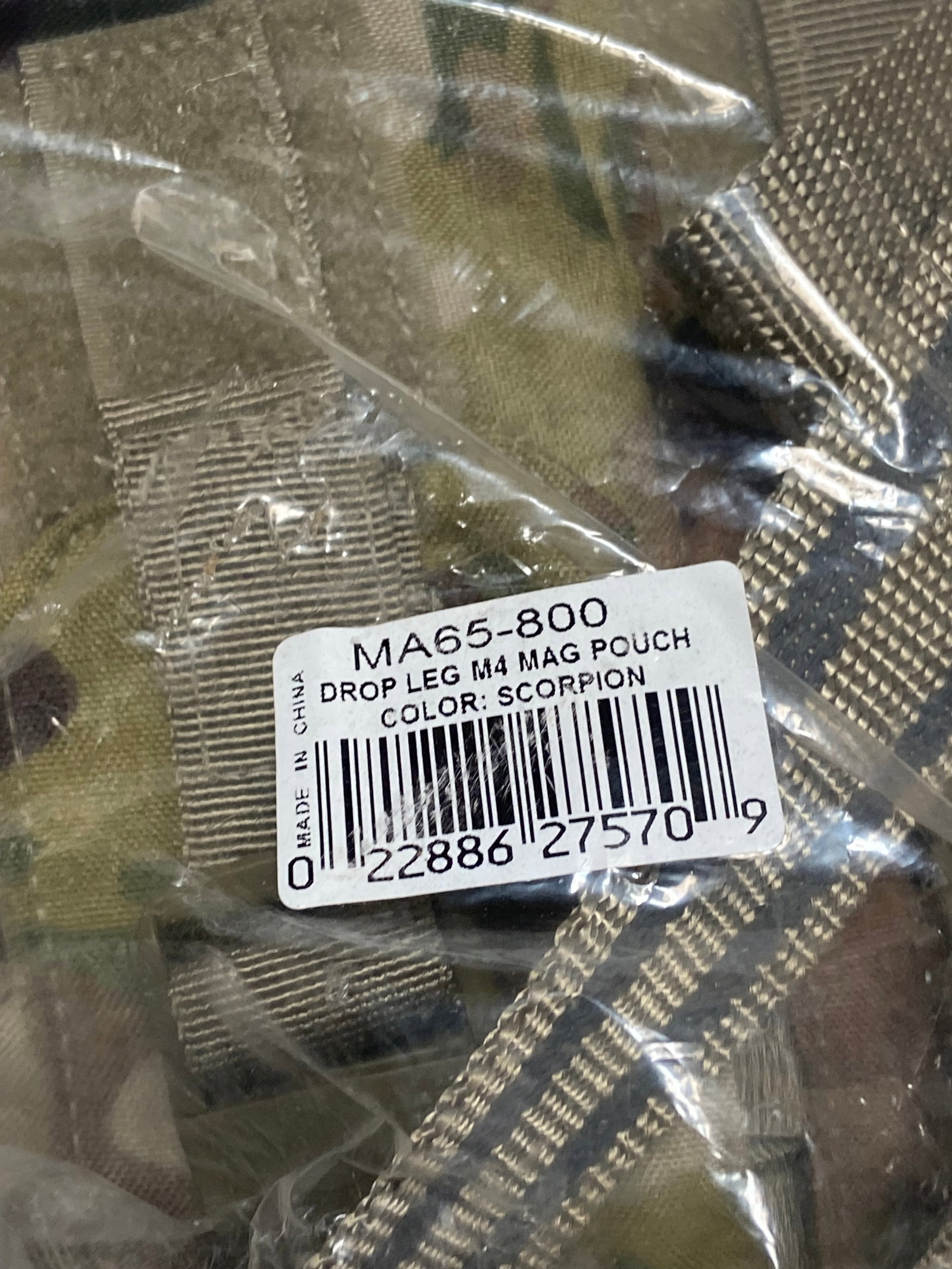 New M4 Magazine Drop Leg Pouch in Multicam - 2