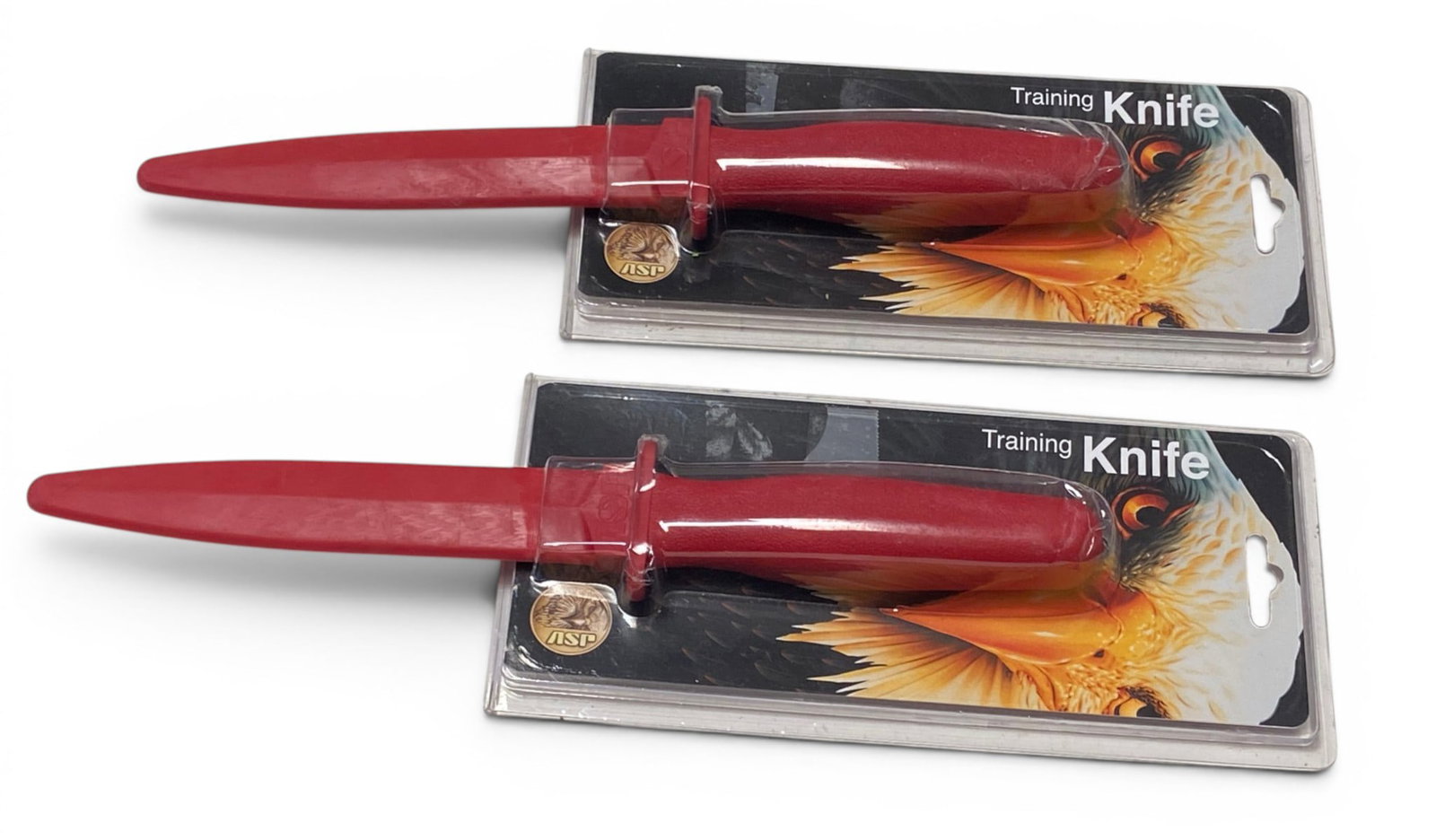 (2) NIB Rubber JSV Red Training Knives: Can hold approximately four magazines
