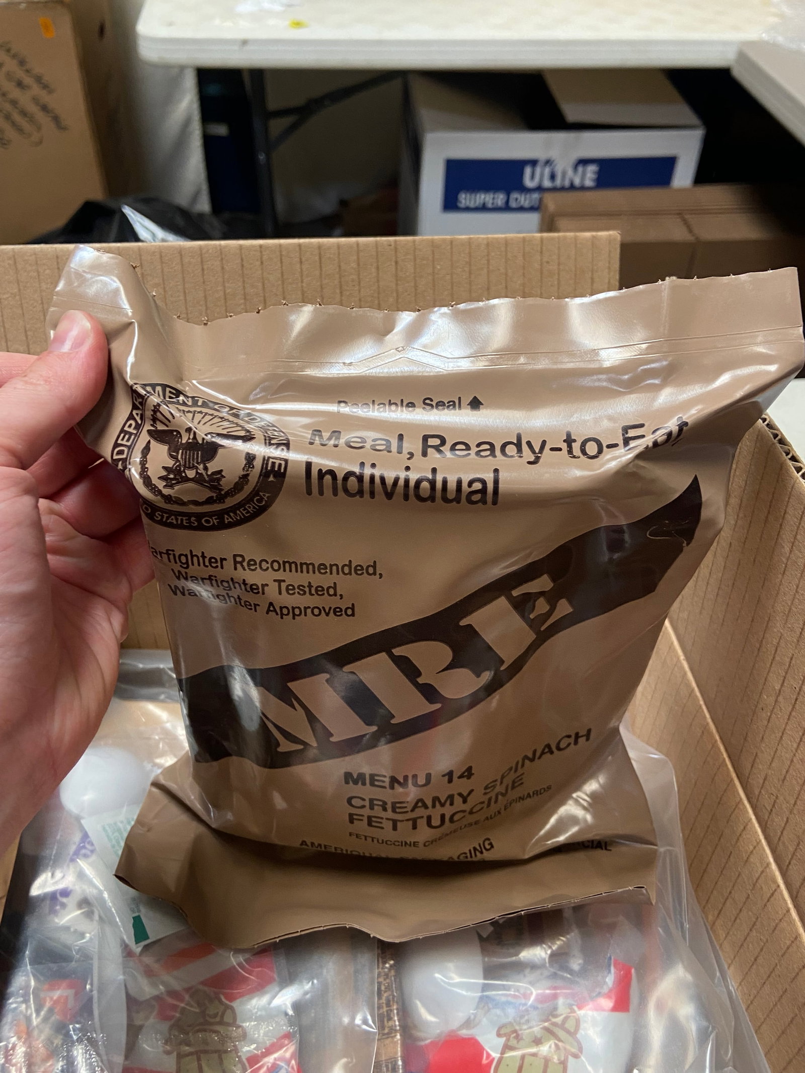 NIB 12-Pack MRE (Meals Ready to Eat) Sealed Box - 2