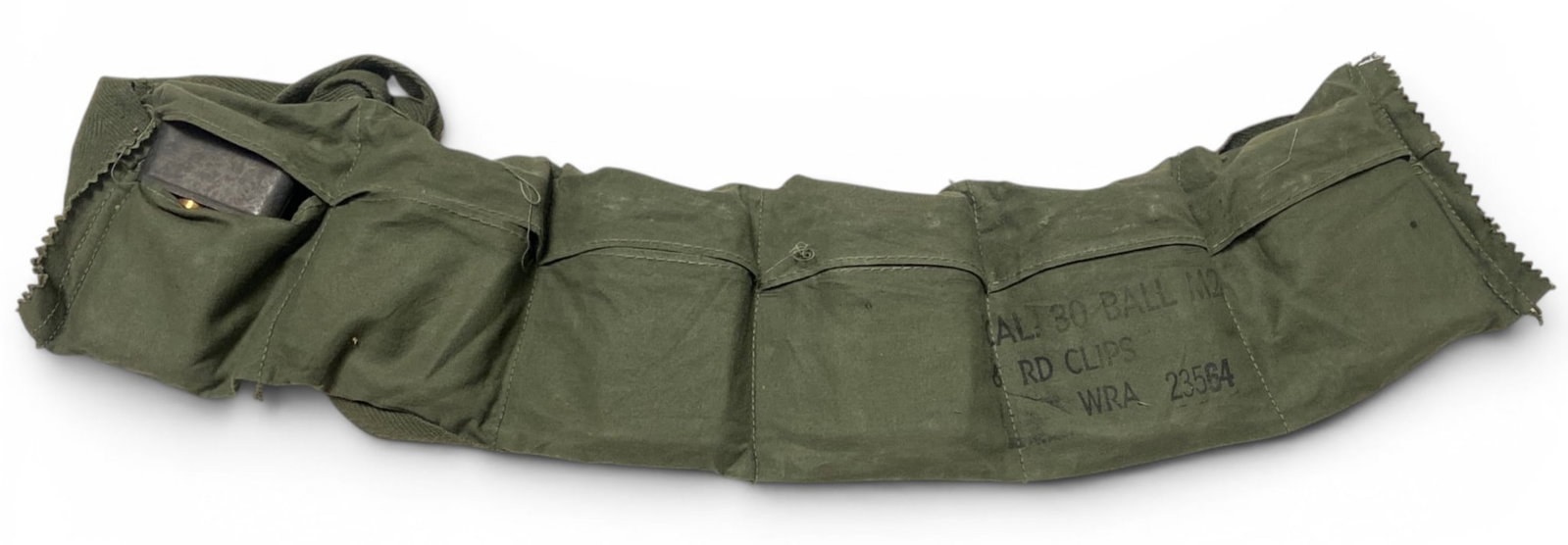 48rds. Of .30-06 Ammunition on Enbloc Clips in Bandolier: Headstamp LC69