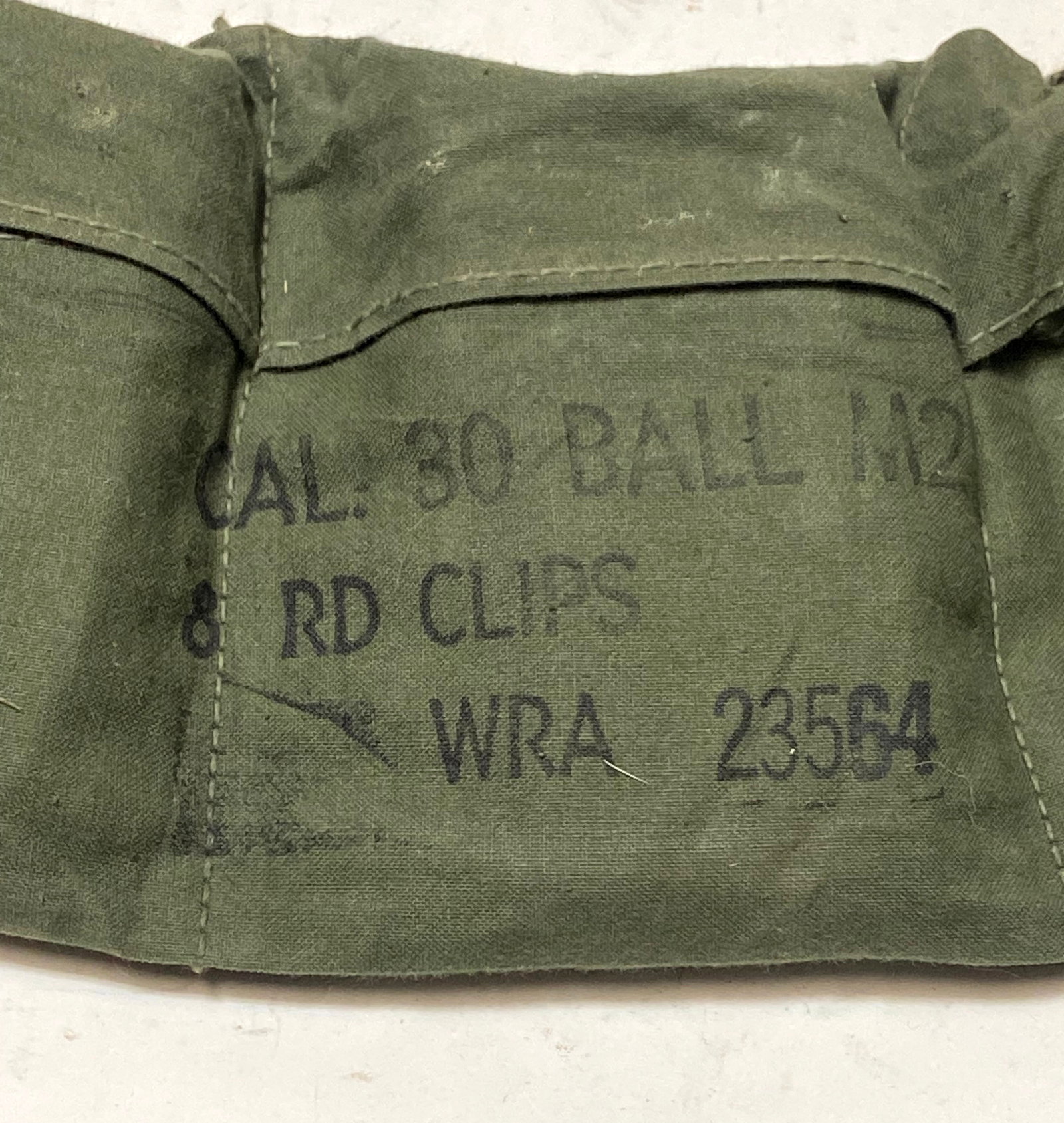 48rds. Of .30-06 Ammunition on Enbloc Clips in Bandolier - 2