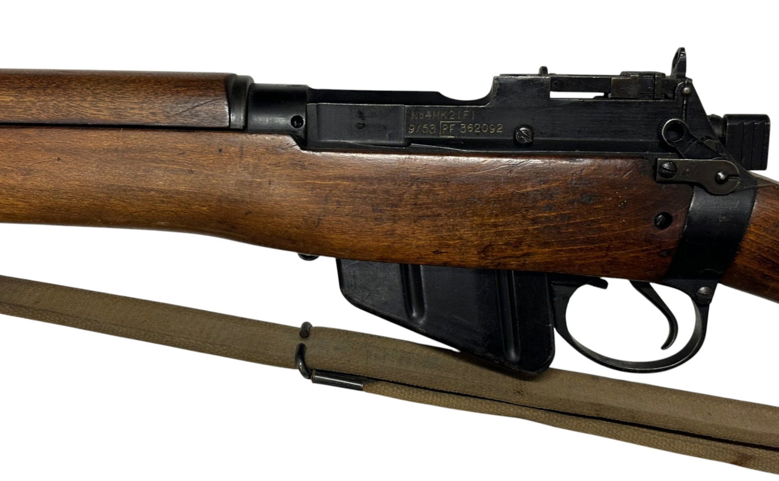 Excellent 1953 British Lee Enfield No. 4 MK II (F) .303 BRITISH Bolt Action Rifle - 11