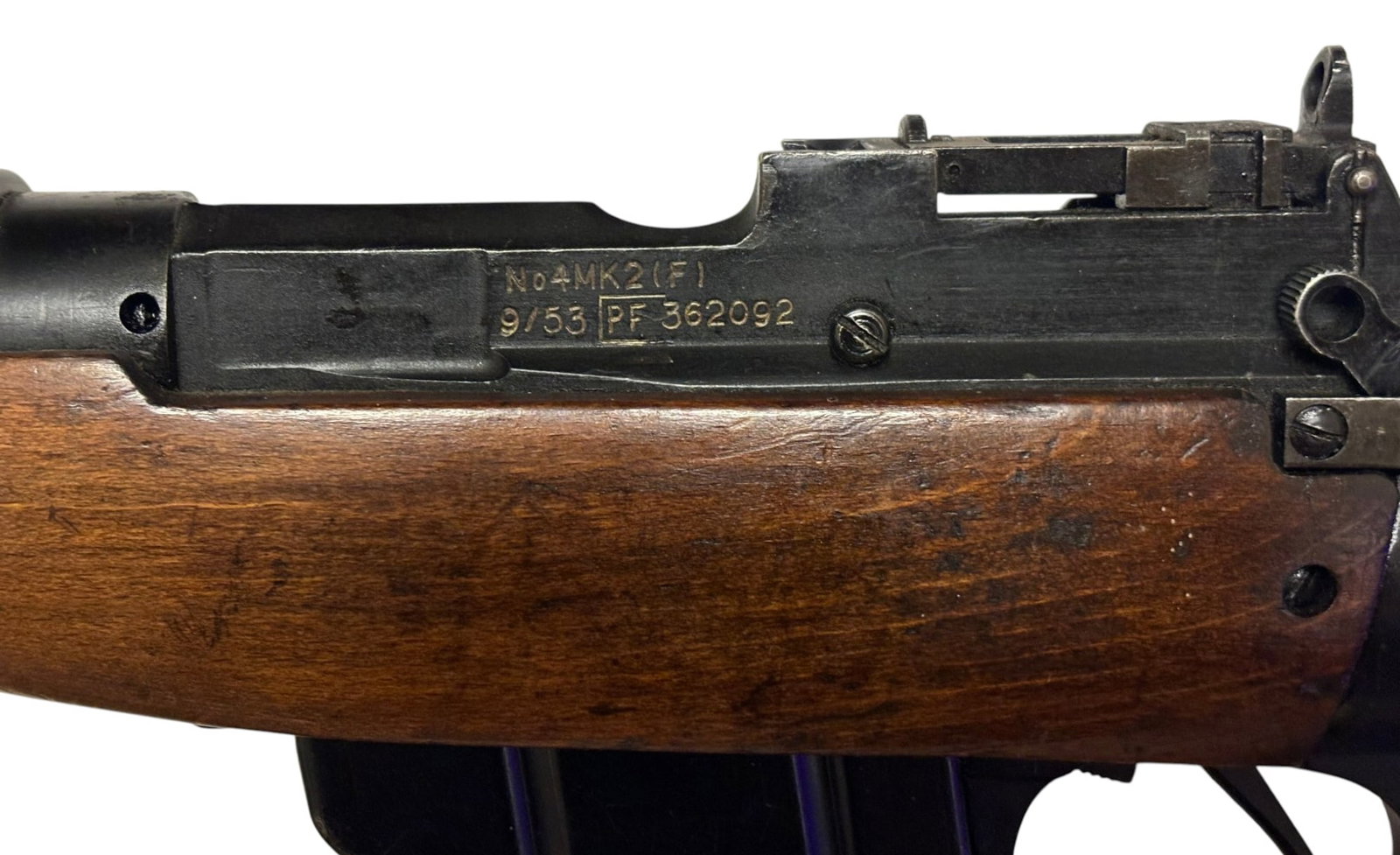 Excellent 1953 British Lee Enfield No. 4 MK II (F) .303 BRITISH Bolt Action Rifle - 3