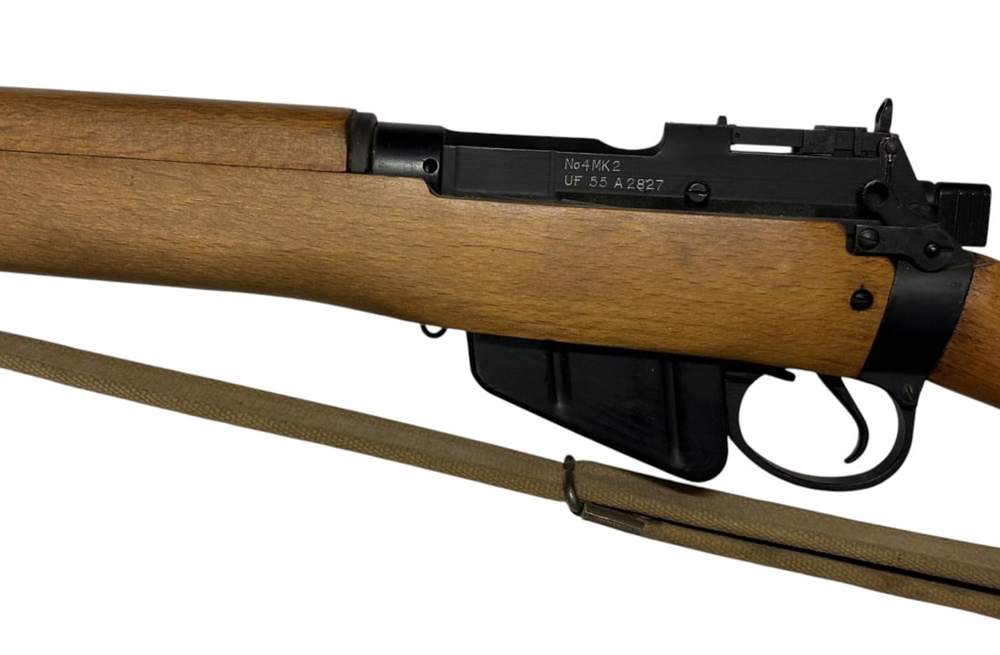 Excellent 1955 British Lee Enfield No. 4 MK II .303 BRITISH Bolt Action Rifle - 13