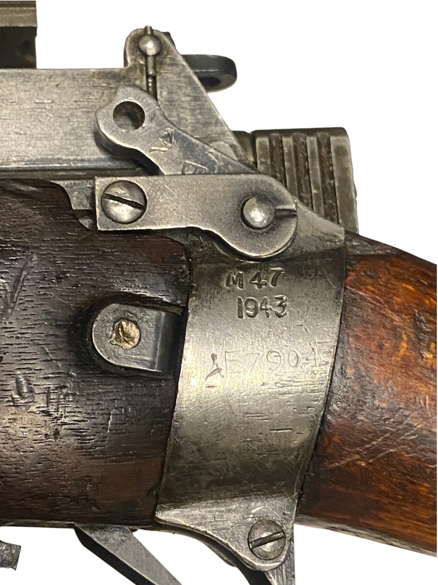 WWII 1943 No. 4 MK I British Lee Enfield .303 BRITISH Sporterized Bolt Action Rifle with Scope - 3