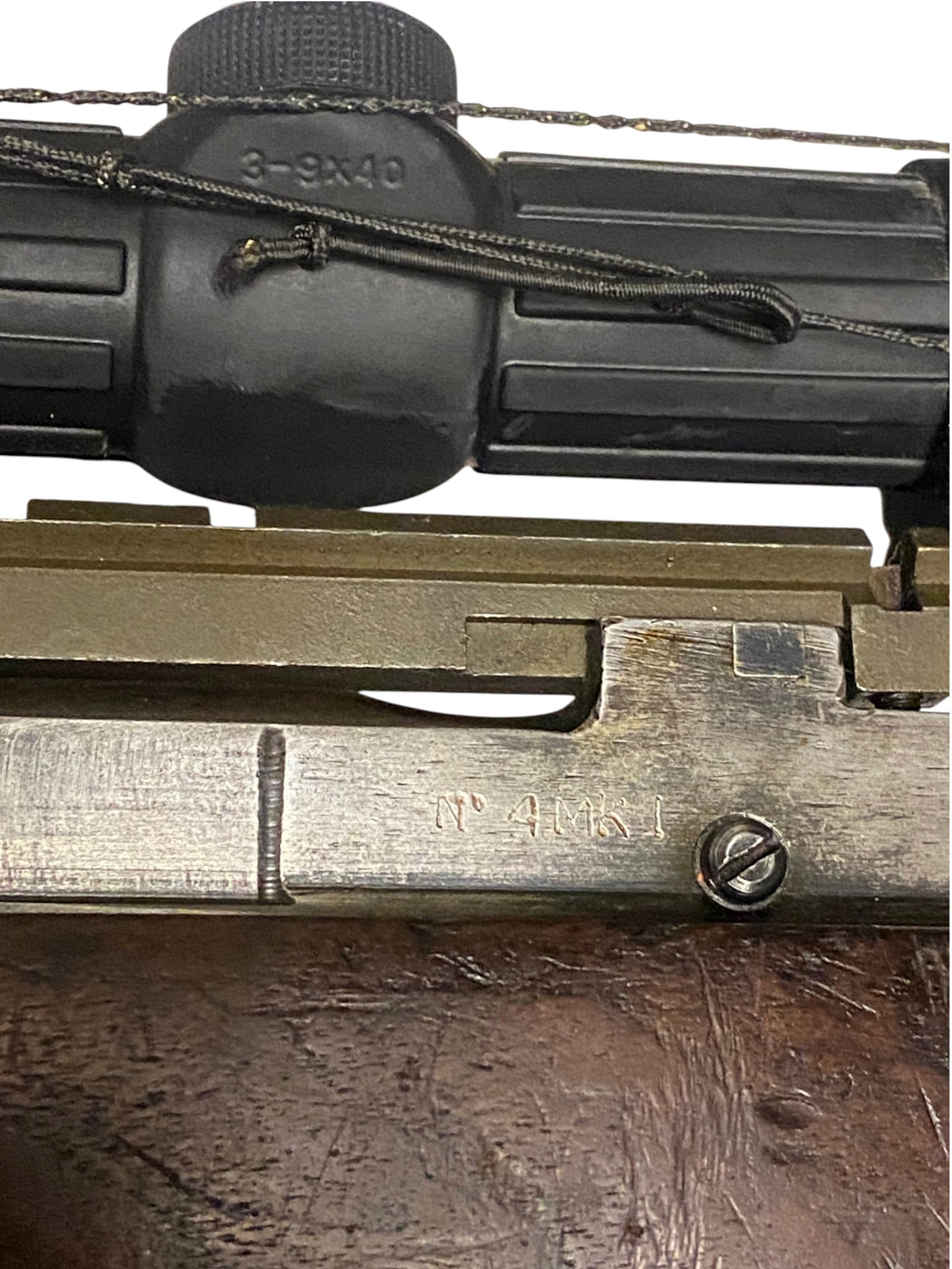 WWII 1943 No. 4 MK I British Lee Enfield .303 BRITISH Sporterized Bolt Action Rifle with Scope - 5