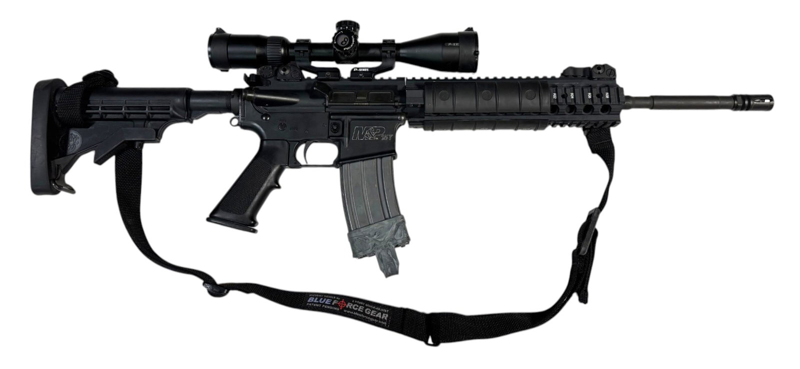 Excellent Smith & Wesson M&P 15T 5.56mm Tactical AR15 Semi-Automatic Rifle with Scope and Sling - 2