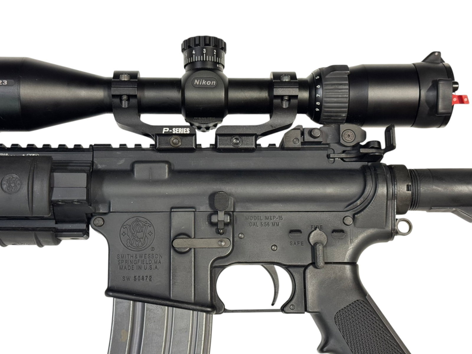 Excellent Smith & Wesson M&P 15T 5.56mm Tactical AR15 Semi-Automatic Rifle with Scope and Sling - 4