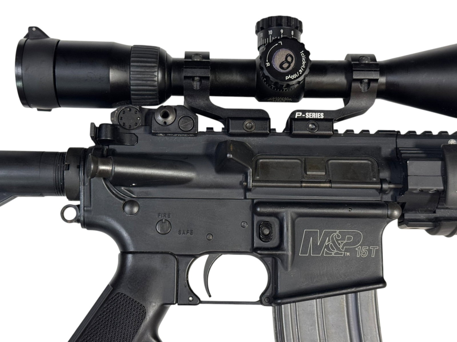 Excellent Smith & Wesson M&P 15T 5.56mm Tactical AR15 Semi-Automatic Rifle with Scope and Sling - 9