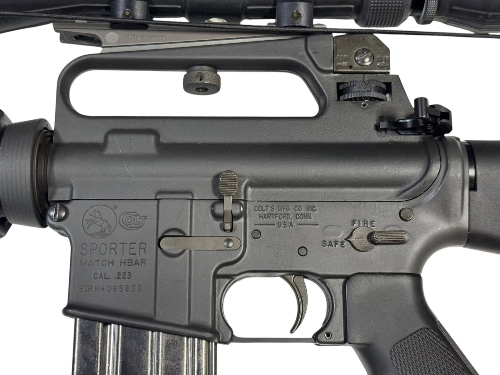 Excellent PREBAN Colt Sporter Match HBAR .223 REM. Semi-Automatic Rifle with Armored Tasco Scope - 4