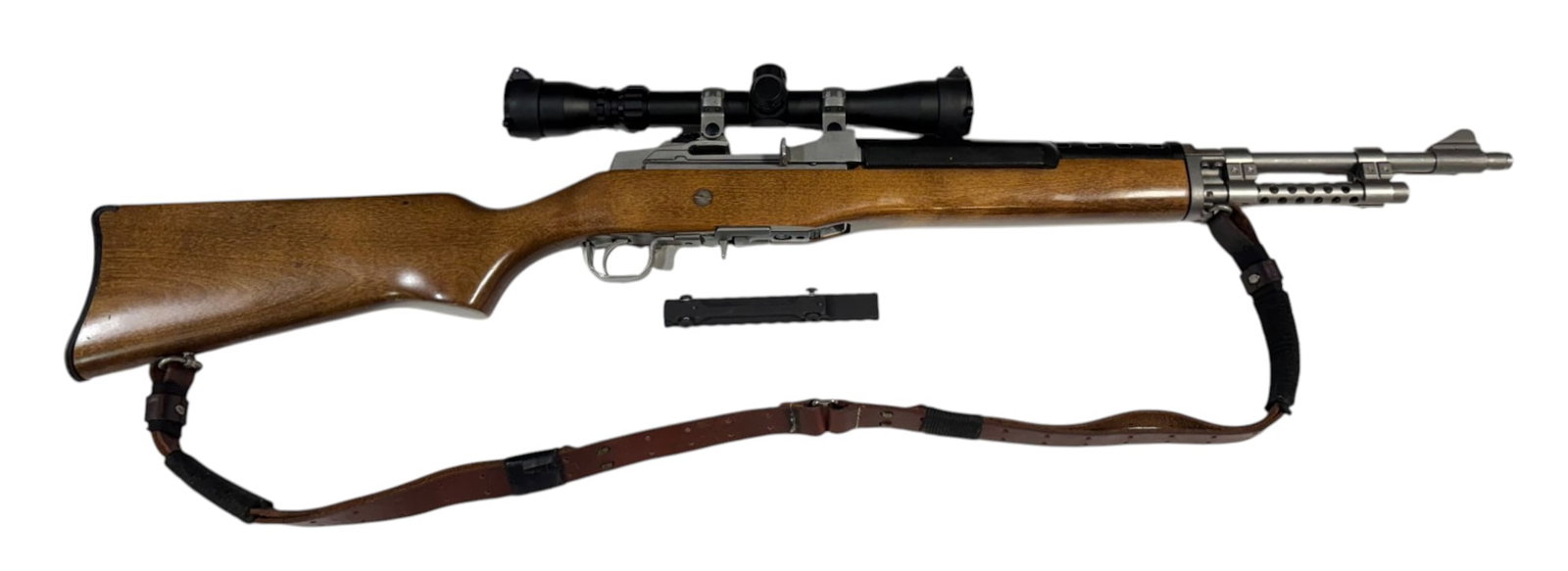 Excellent Ruger Ranch Rifle Mini-30 .223 REM. Semi-Automatic Rifle with Scope and Sling - 2