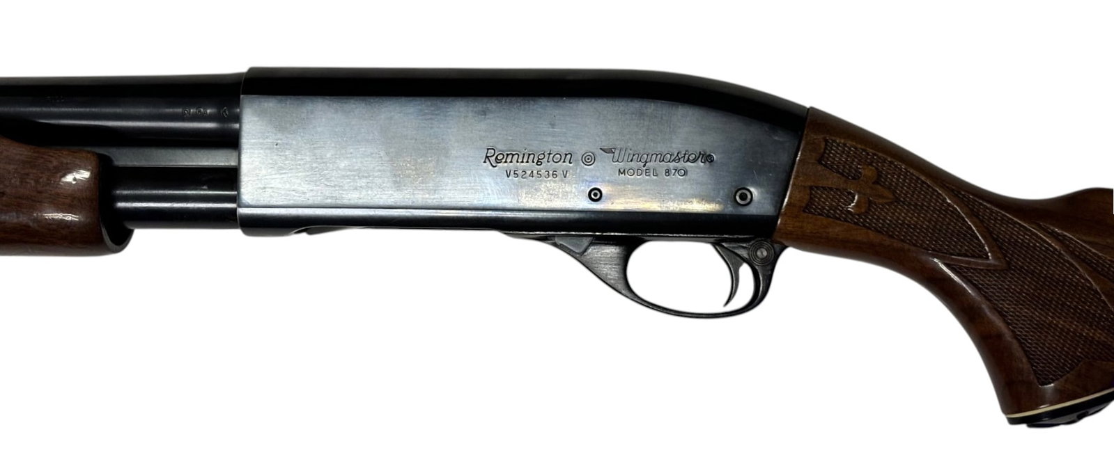 Excellent 1980 Remington Model 870 Wingmaster 12 GA. Pump Action Shotgun - 14