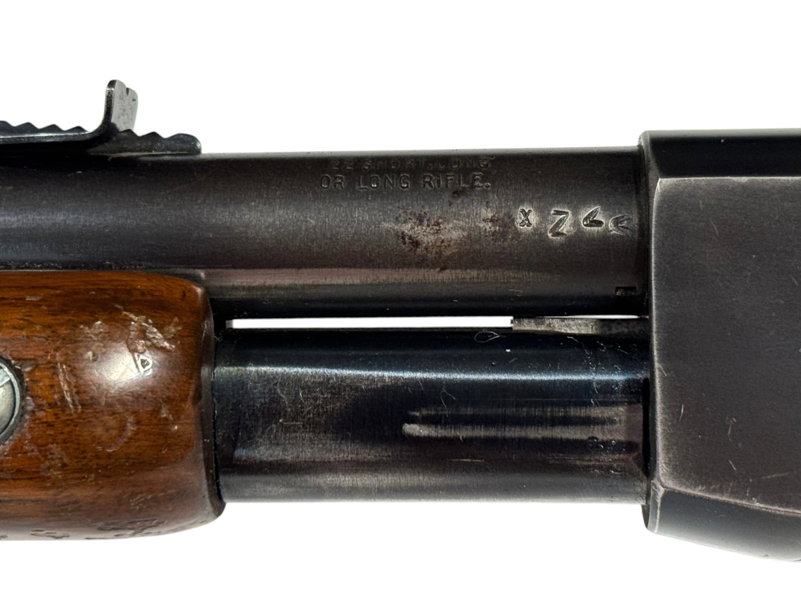 Excellent 1953 Remington Model 121 The Fieldmaster .22 S-L-LR Pump Action Takedown Rifle - 5