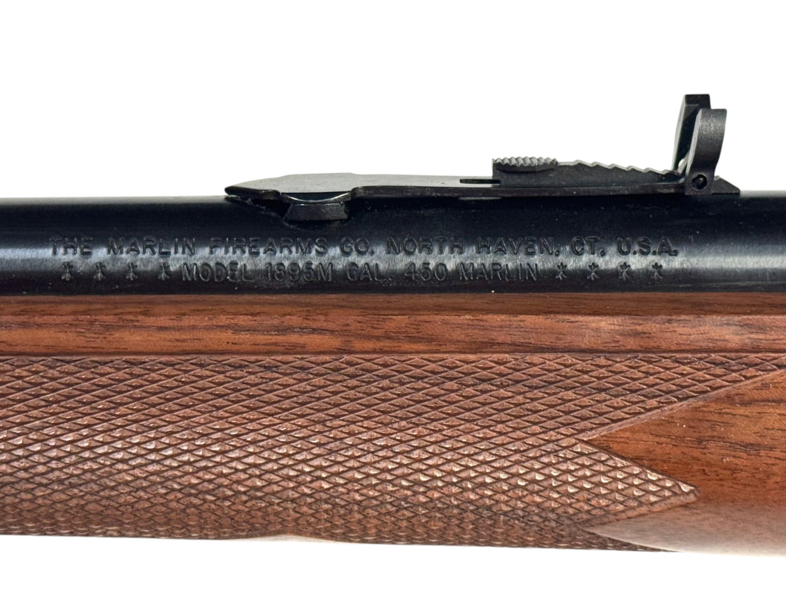 Excellent Marlin Model 1895M .450 MARLIN Lever Action "JM" Stamped Rifle - 4