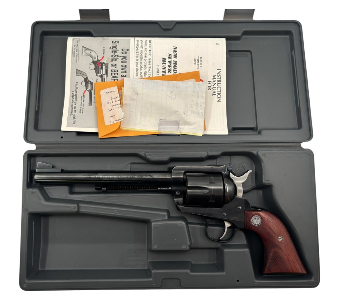 NIB 2002 Ruger New Model Blackhawk .30 CARBINE Single Action Revolver - 12