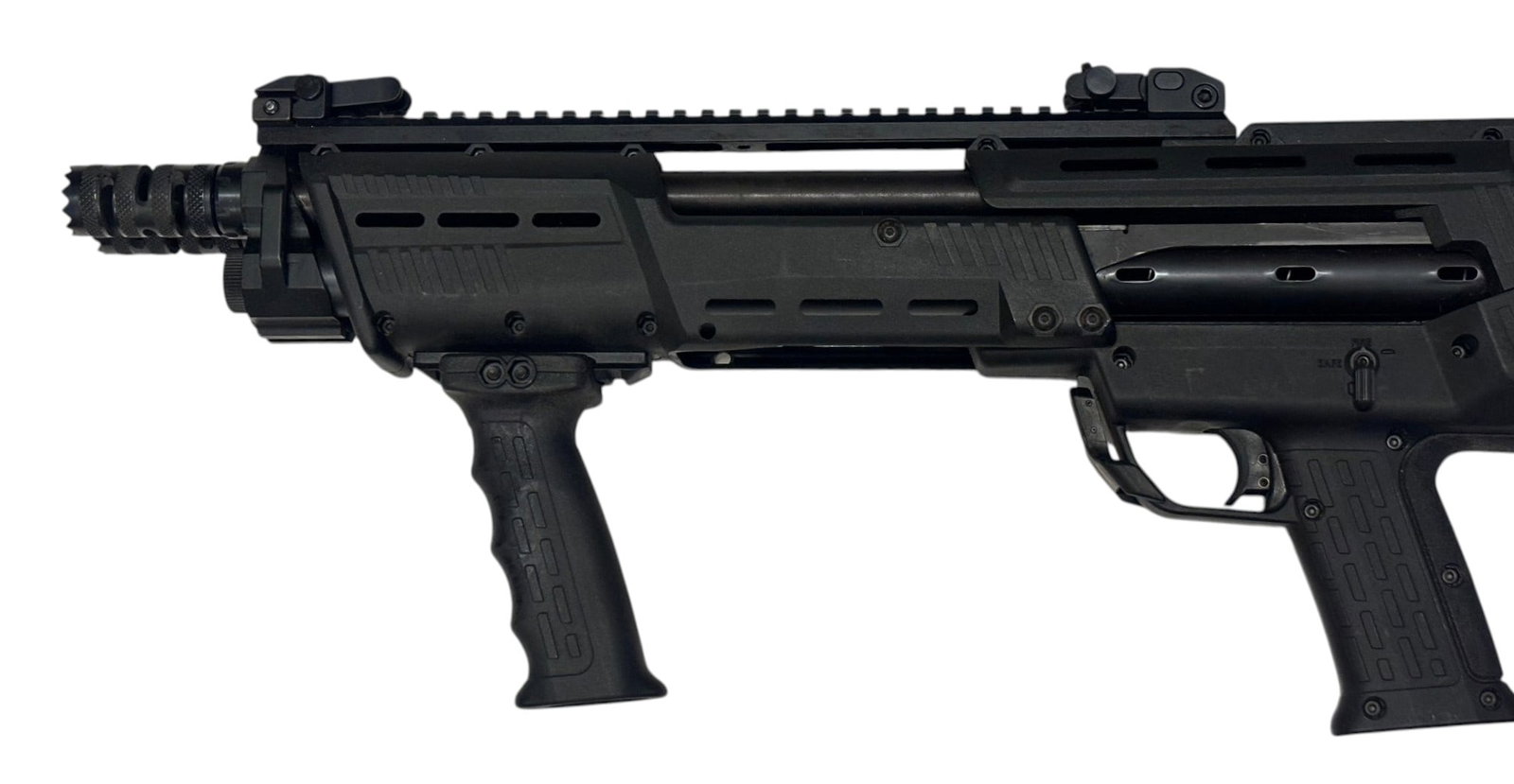 Excellent Standard Manufacturing Model DP-12 12 GA. Double Barrel Pump Action Shotgun - 10