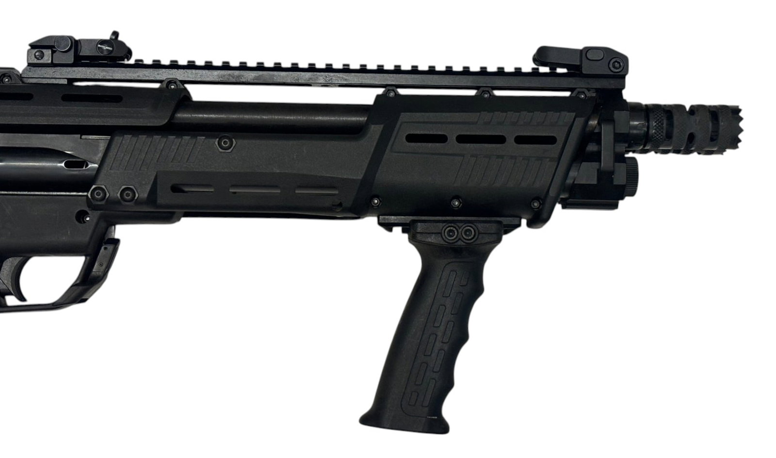 Excellent Standard Manufacturing Model DP-12 12 GA. Double Barrel Pump Action Shotgun - 6