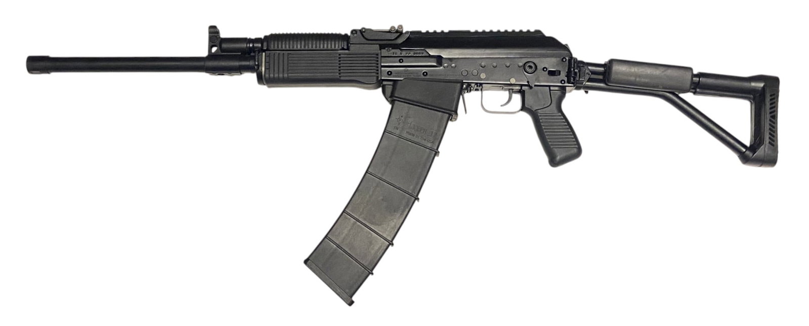 Excellent and Scarce Russian Molot VEPR-12 Semi-Automatic Tactical Shotgun with Folding Stock: S#: 16VPP0661 | 18.5" Threaded Barrel | 12 GA | Comes with (1) Extended 12rd. Magazine | This gun was imported into the US by the FIME Group of Las Vegas during 2015-2016 before the russian sanction