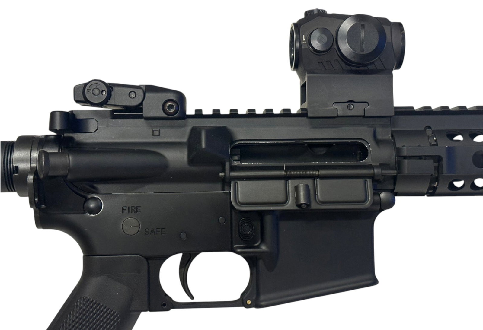 Excellent 2016 PSA Model PA-15 5.56mm Semi-Automatic 8.5" AR Pistol with Sig Sauer Red Dot - 16