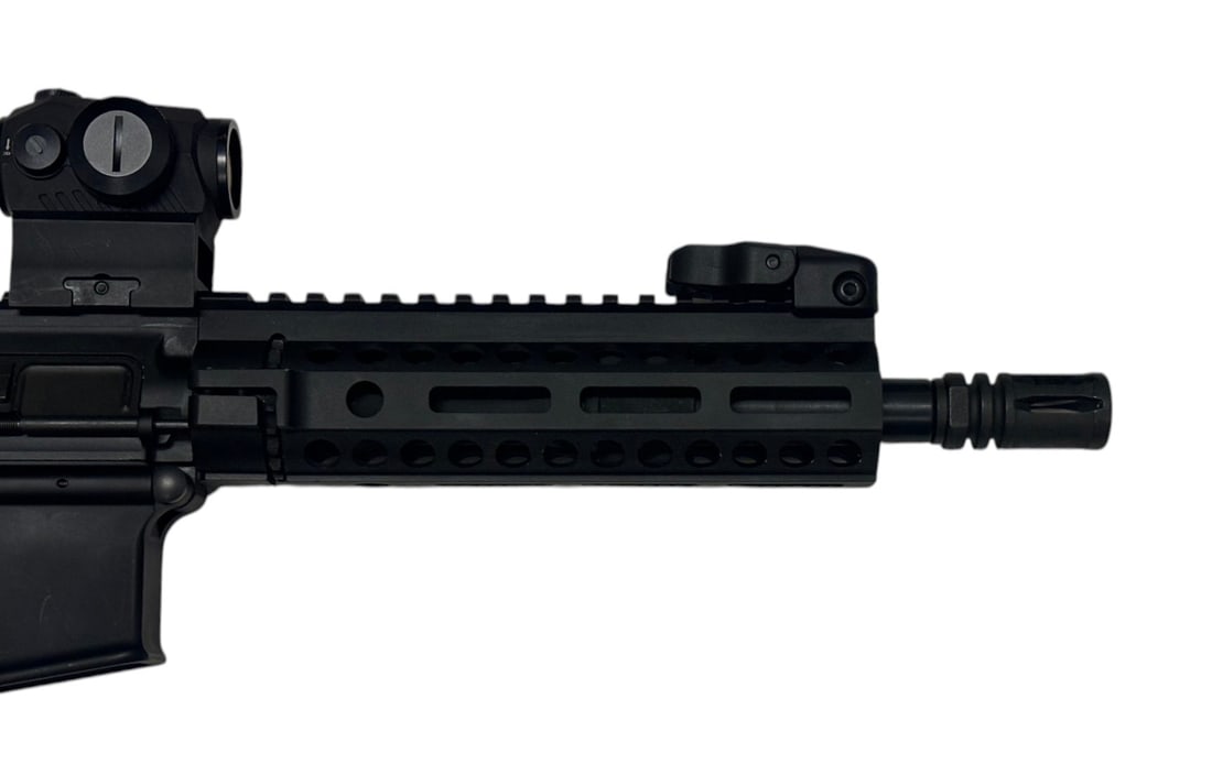 Excellent 2016 PSA Model PA-15 5.56mm Semi-Automatic 8.5" AR Pistol with Sig Sauer Red Dot - 5
