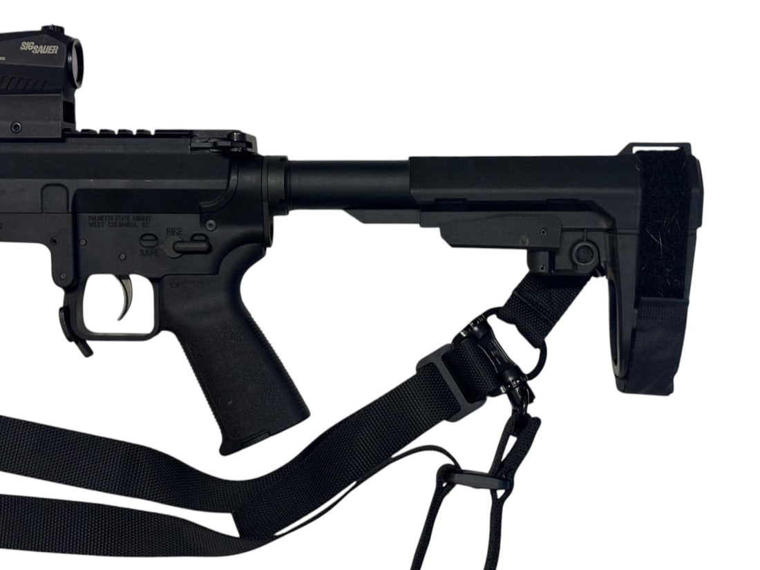 Excellent PSA Model KS-47G2 7.62x39mm Semi-Automatic 10" AR Pistol with Sig Sauer Red Dot & Sling - 3