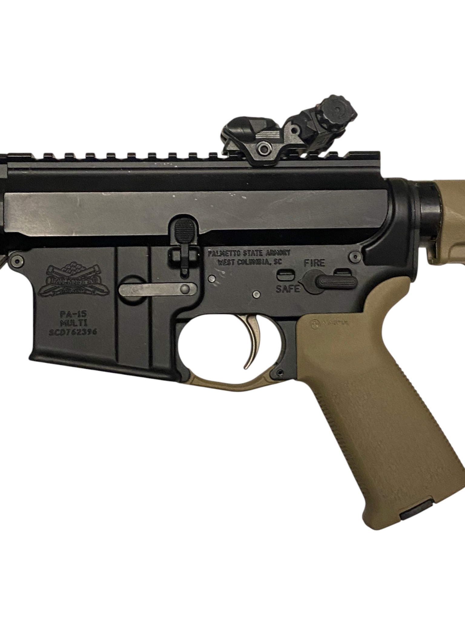 Excellent PSA Model PA-15 Sidecharging .450 BUSHMASTER Semi-Automatic AR15 16" Rifle - 7