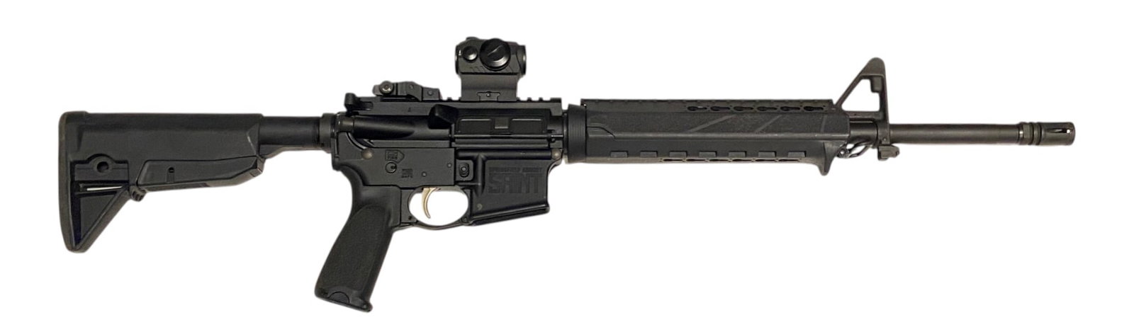 Excellent Springfield Armory SAINT M-LOK 5.56mm Semi-Automatic AR-15 Rifle w/ Sig Sauer Red Dot - 2