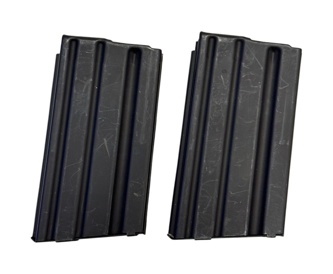 (2) AR Stoner 20-Round Steel AR-15 Magazines: See Photos