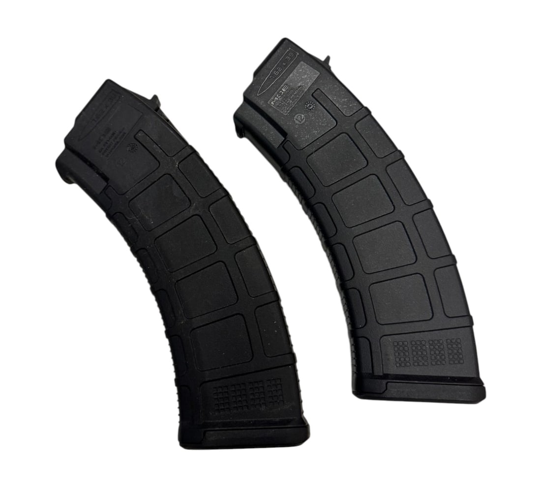 (2) Magpul PMAG 30 AK/AKM 7.62x39mm (30-Round, AK-47/AKM) Magazines: MAG572-BLK
