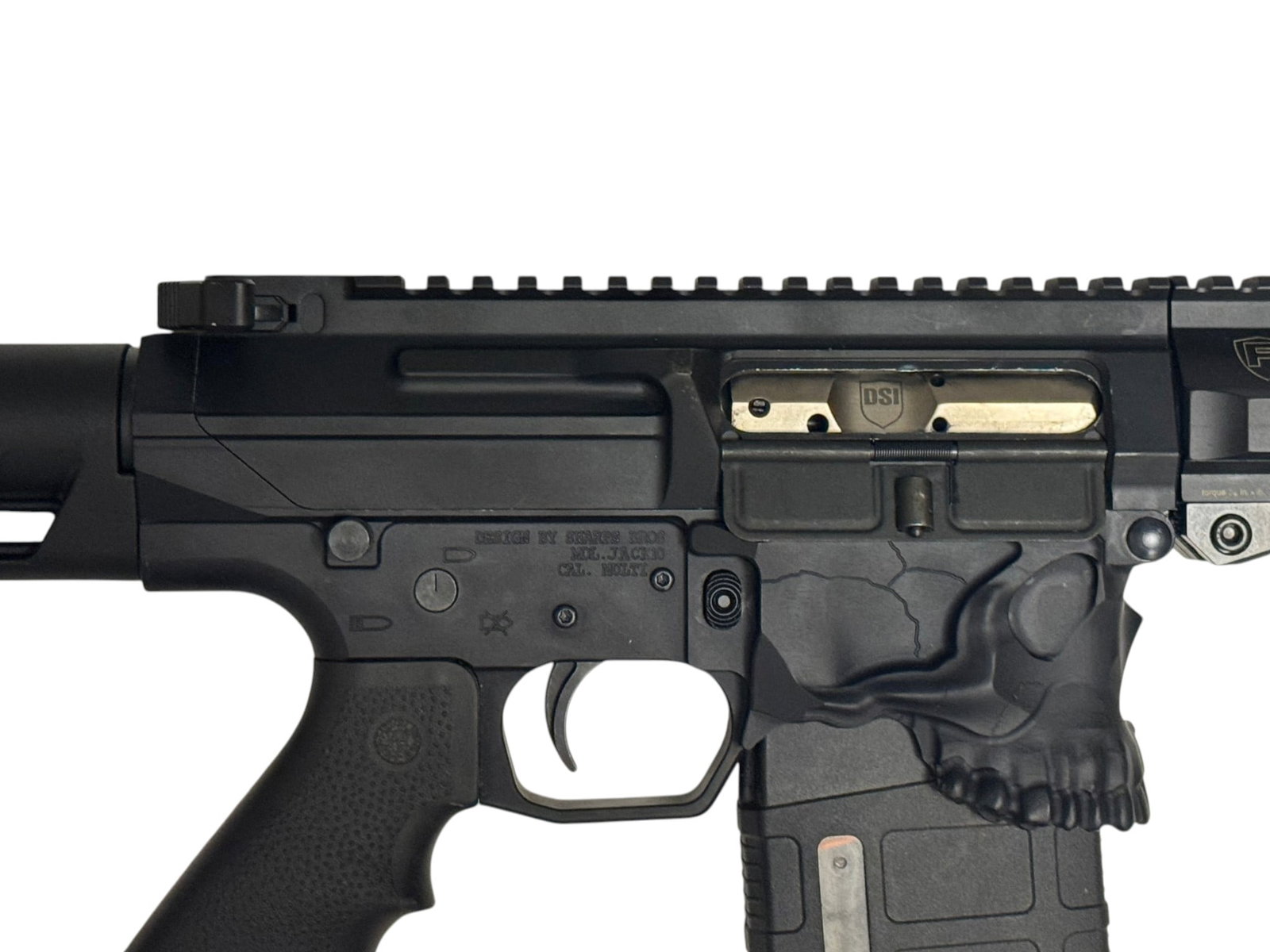 Excellent Spike's Tactical / Sharp Bros JACK10 Skeleton AR10 .308 WIN. Upgraded Semi-Auto DMR Rifle - 10