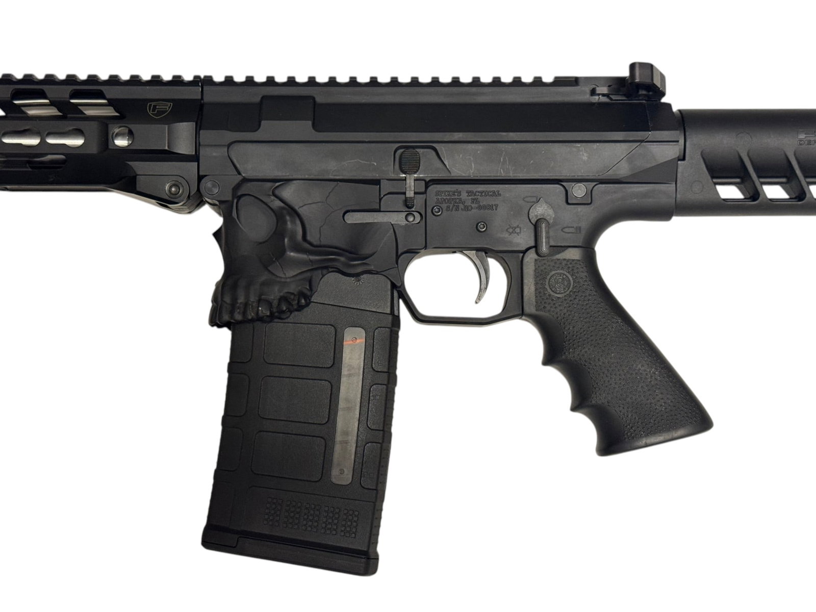 Excellent Spike's Tactical / Sharp Bros JACK10 Skeleton AR10 .308 WIN. Upgraded Semi-Auto DMR Rifle - 4