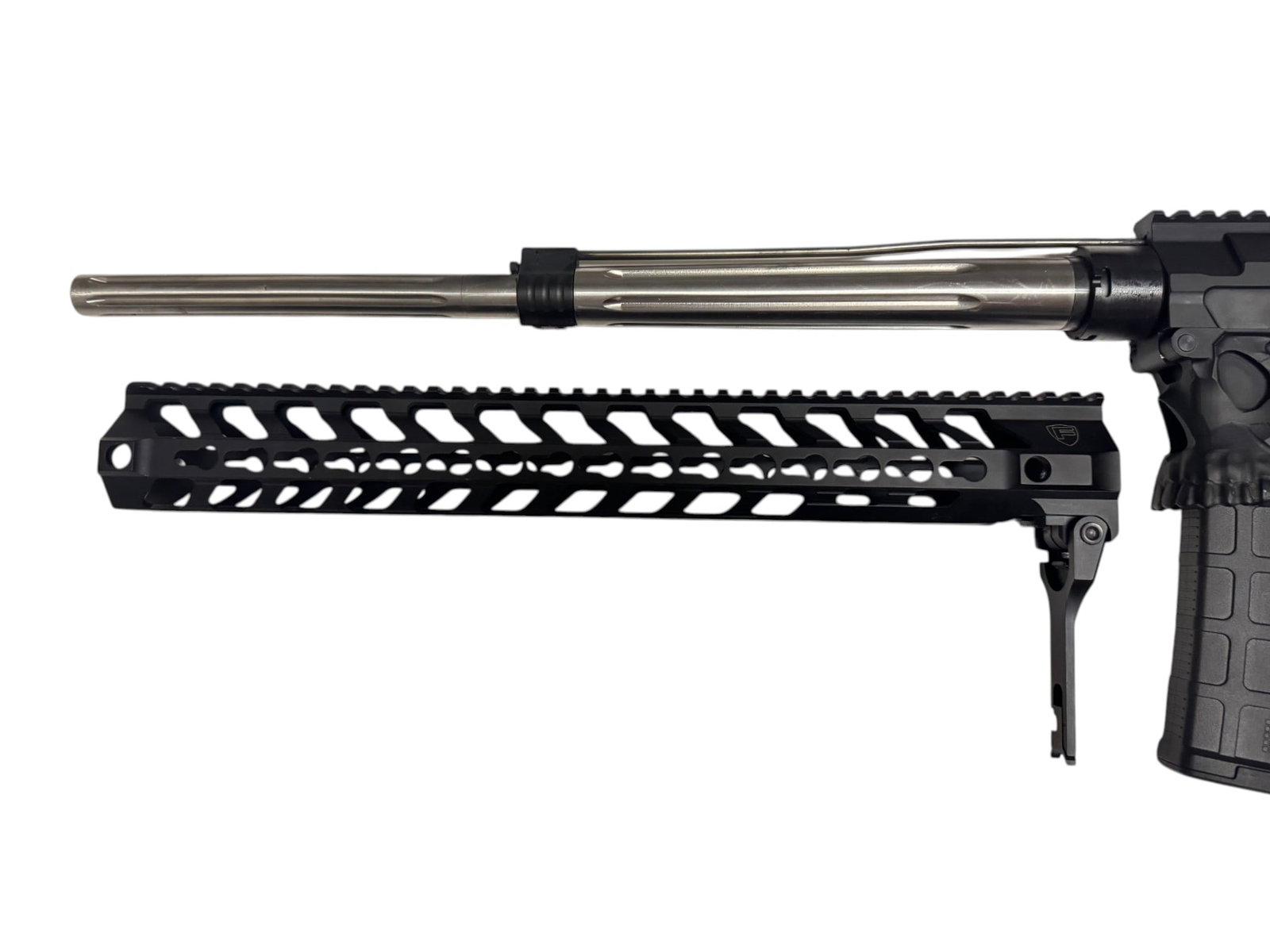 Excellent Spike's Tactical / Sharp Bros JACK10 Skeleton AR10 .308 WIN. Upgraded Semi-Auto DMR Rifle - 7