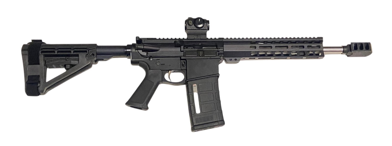 Excellent PSA .308 AR10 Semi-Automatic Pistol with Sig Sauer Optic and Tank Muzzle Brake - 2