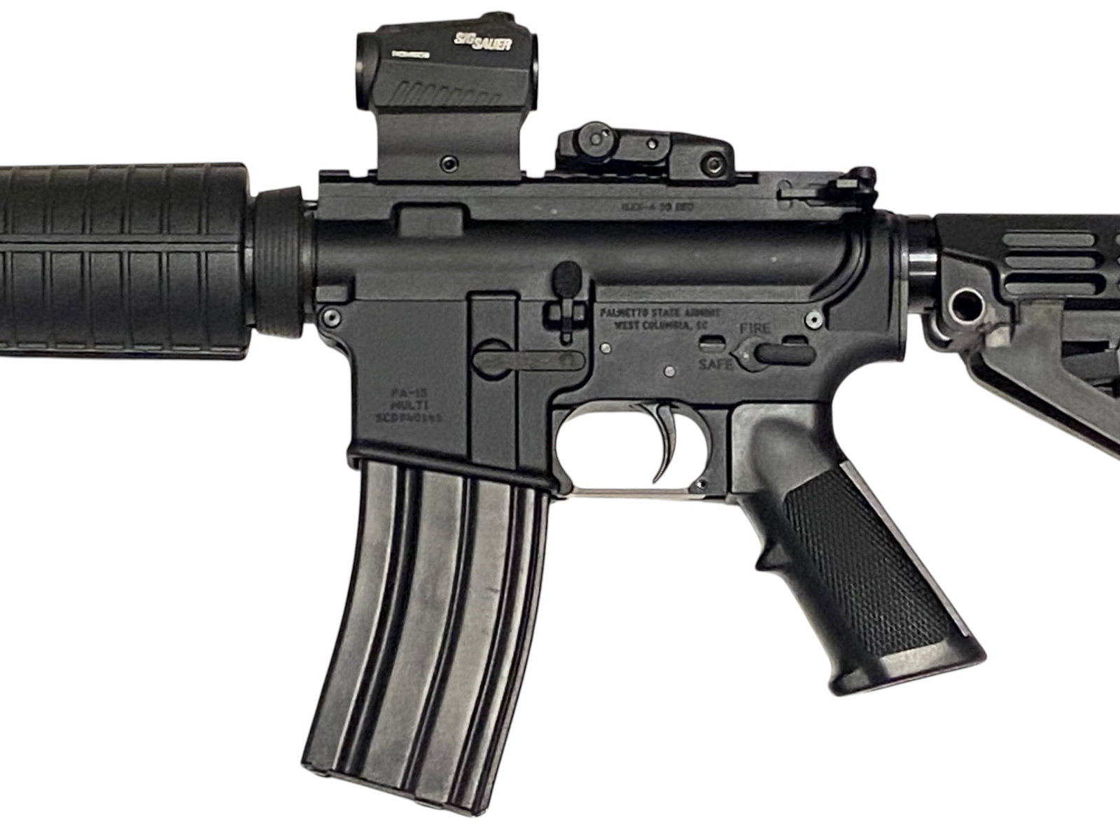 Excellent PSA/Alexander Arms .50 BEOWULF Semi-Auto AR Pistol w/ Sig Red Dot and Tank Muzzle Brake - 4