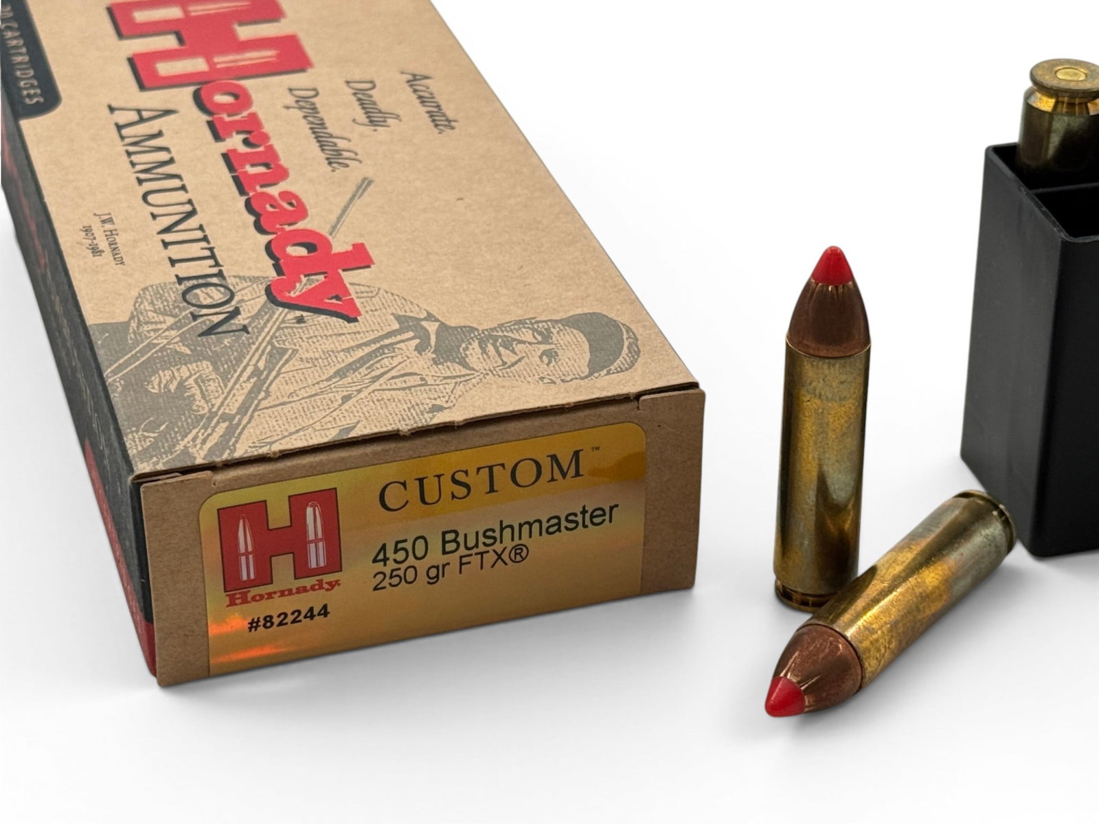 NIB 20rds. of 450 BUSHMASTER 250gr. FTX Hornady Ammunition - 2