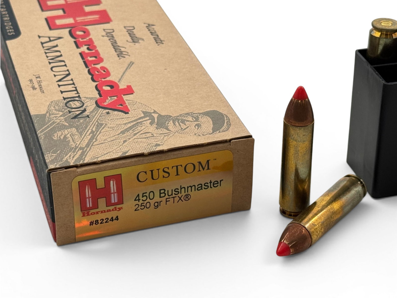 NIB 20rds. of 450 BUSHMASTER 250gr. FTX Hornady Ammunition - 2