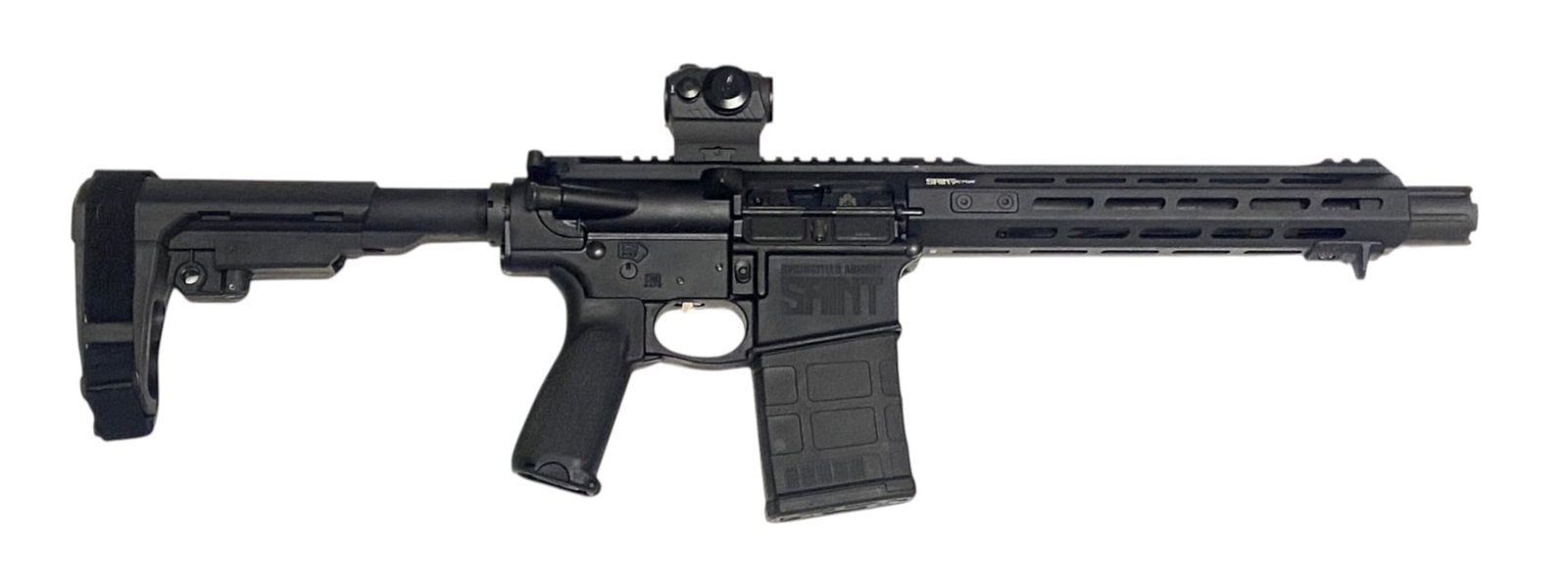 Excellent Springfield Armory SAINT VICTOR AR-10 Semi-Auto .308 WIN. Pistol with Sig Red Dot - 2