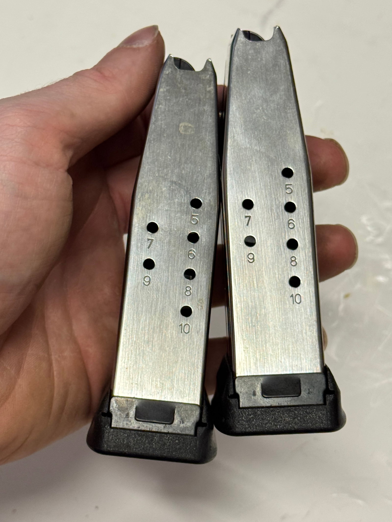 (2) Factory Springfield Armory XDM Elite 10mm AUTO 10-Round Magazine - 4