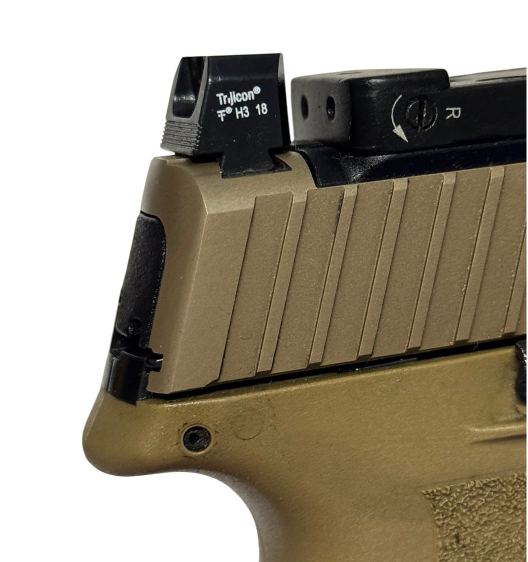 Excellent FN 509 9mm FDE Semi-Automatic Pistol with VSM Collapsing Optic and Threaded Barrel - 9