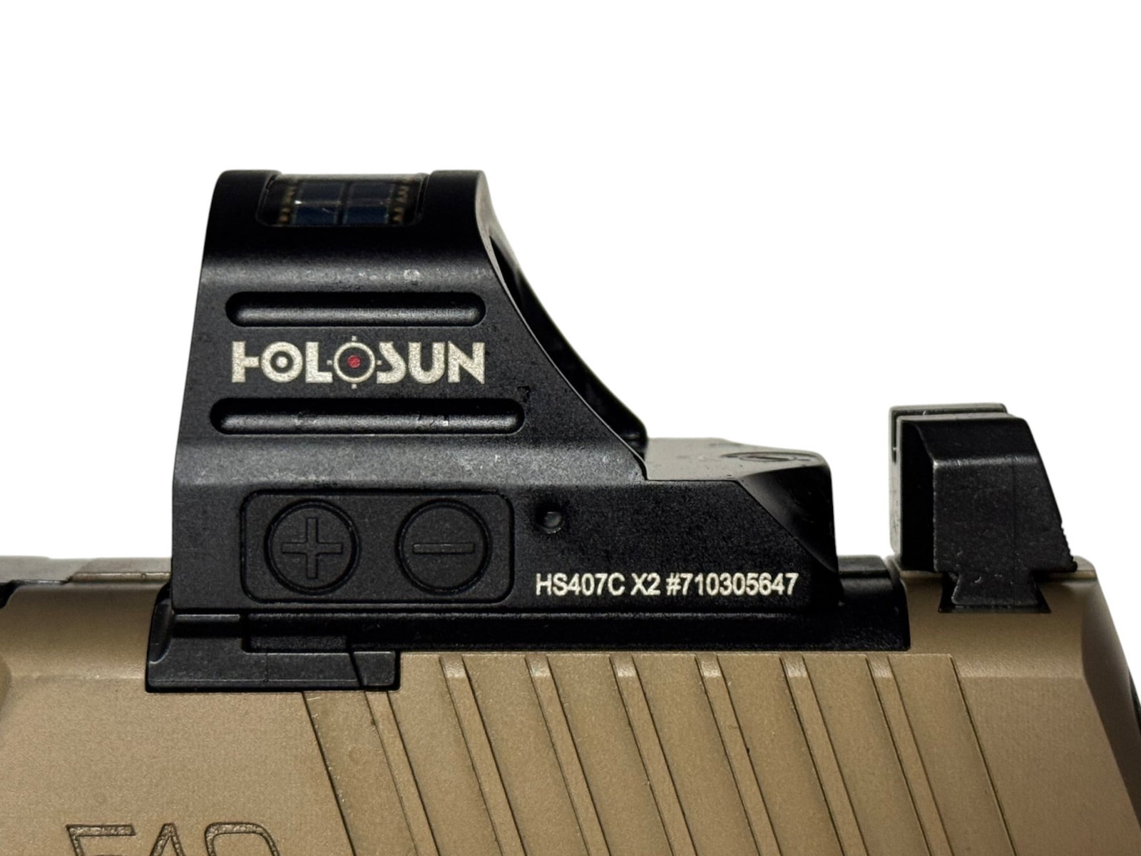 Excellent FN 510 MRD Semi-Automatic 10mm FDE Pistol with Holosun 407C RMR in Original Box - 13