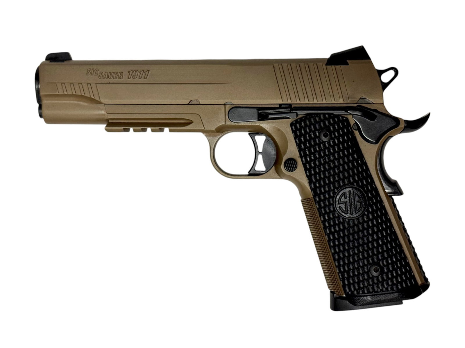 Excellent Sig Sauer Full Size 1911 Emperor Scorpion .45 ACP Semi-Automatic Pistol with Manual - 2