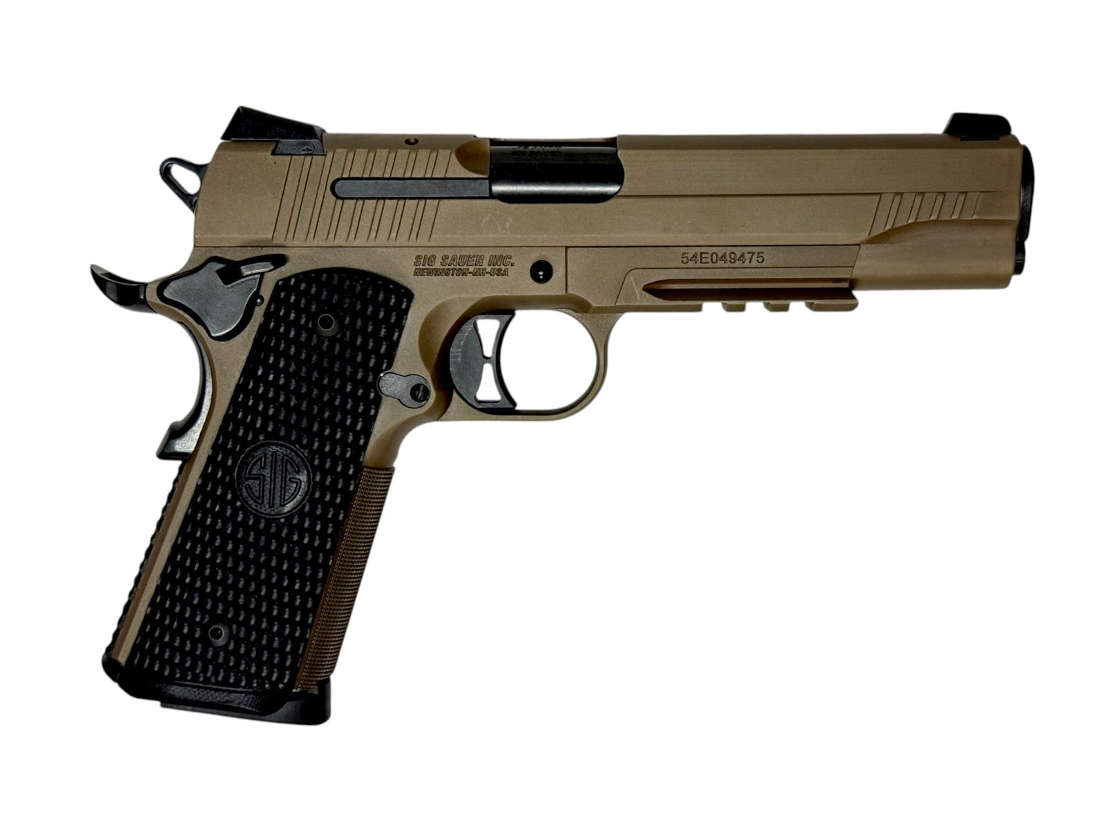 Excellent Sig Sauer Full Size 1911 Emperor Scorpion .45 ACP Semi-Automatic Pistol with Manual - 3
