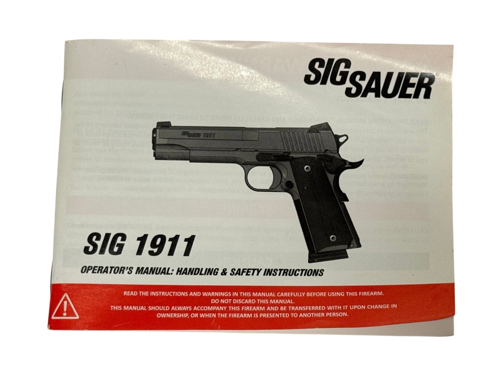 Excellent Sig Sauer Full Size 1911 Emperor Scorpion .45 ACP Semi-Automatic Pistol with Manual - 6