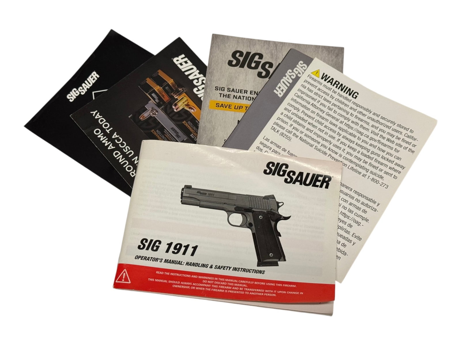 Excellent Sig Sauer Full Size 1911 Emperor Scorpion .45 ACP Semi-Automatic Pistol with Manual - 7