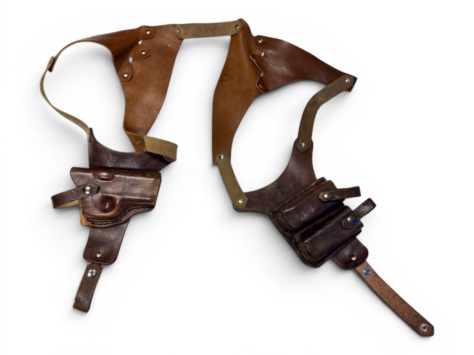 FNX-45 Leather Shoulder Holster Rig with Dual Magazine Pouch (1 of 7)
